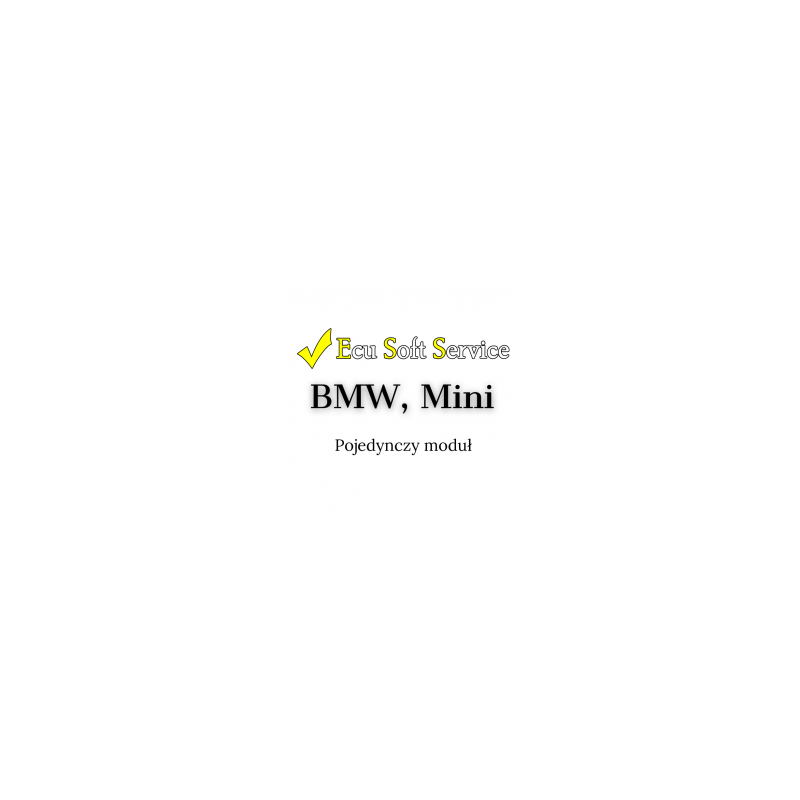Ecu Soft Service - ESS0002 - Moduł BMW, MINI