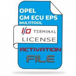 SOFTWARE MULTI TOOL - OPEL/GM EPS FOR I/O TERMINAL