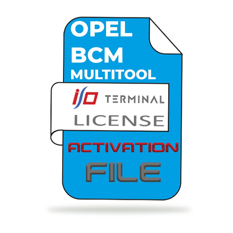 SOFTWARE MULTI TOOL - OPEL BCM FOR I/O TERMINAL