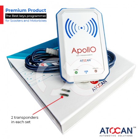 Apollo ATOCAN - Scooter and motorcycle key transponder programmer