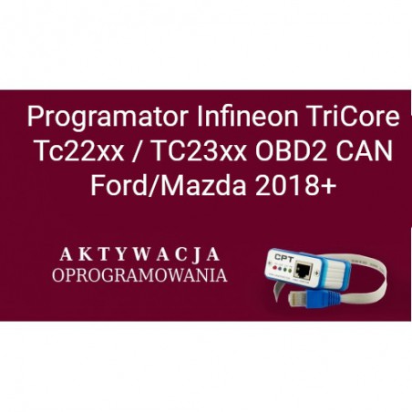 Activation CarProTool -  FORD, MAZDA, NISSAN 2018+ Infineon TriCore TC2xx OBD2 CAN Programmer
