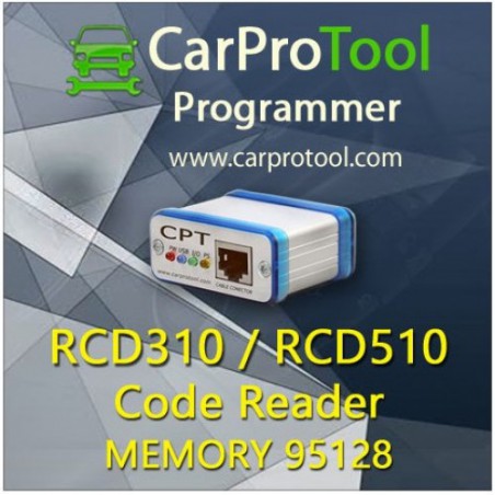 Aktywacja CarProTool - Odczyt kodu RCD 310 / RCD 510