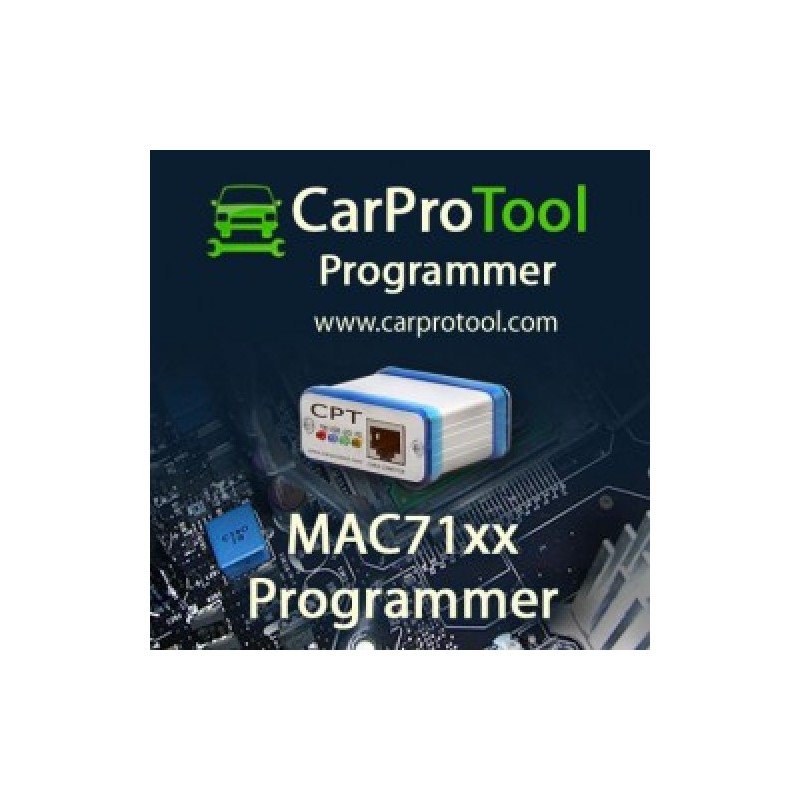Activation CarProTool - Programmer MAC71xx JTAG
