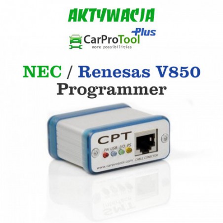 Activation CarProTool - Renesas / NEC V850