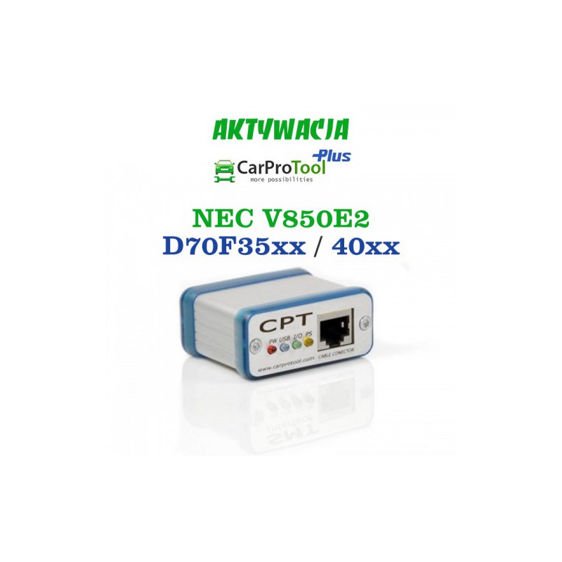 Aktywacja CarProTool - Renesas NEC V850E2 D70F35xx D70F40xx. FLUR0RTX