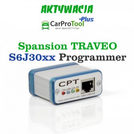 Aktywacja CarProTool - Spansion TRAVEO S6J30xx (S6J3001LSJ, S6J3003KSE, S6J32BAKSE)