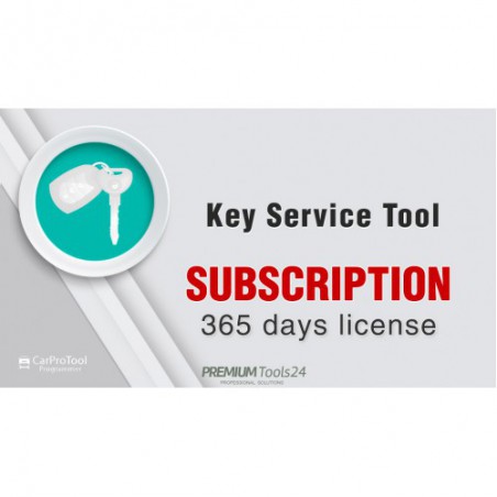 Key Service Tool - Subskrypcja na 1 rok