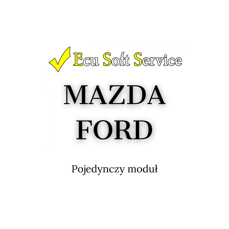 Ecu Soft Service - ESS0008 - Mazda, Ford module