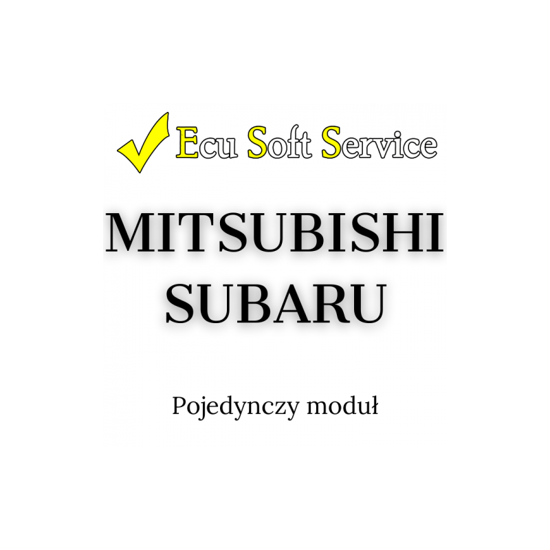 Ecu Soft Service - ESS0010 - Mitsubishi, Subaru module