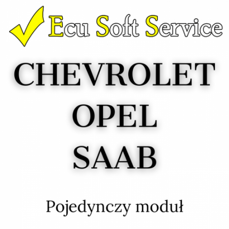 Ecu Soft Service - ESS0011 - Chevrolet, Opel, Saab module