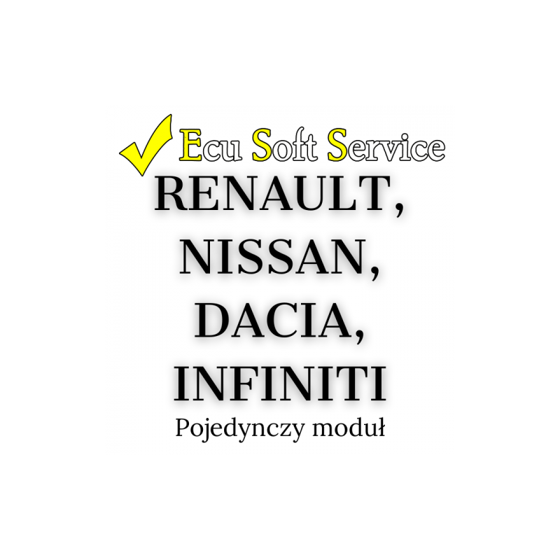 Ecu Soft Service - ESS0014 - Renault, Nissan, Dacia, Infiniti module