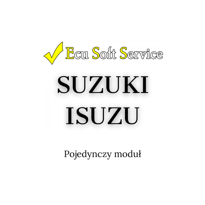 Ecu Soft Service - ESS0015 - Suzuki, Isuzu module