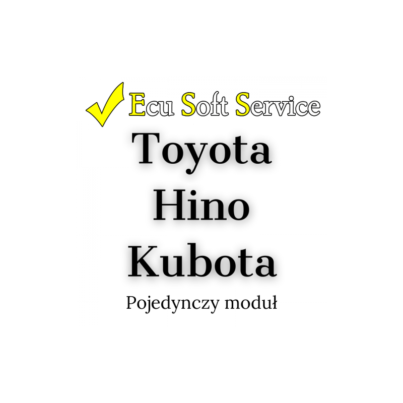 Ecu Soft Service - ESS0016 - Modul Toyota, Hino, Kubota