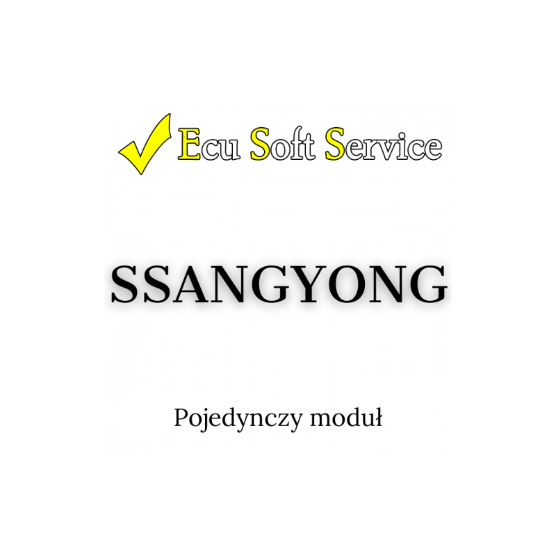 Ecu Soft Service - ESS0019 - Modul Ssangyong
