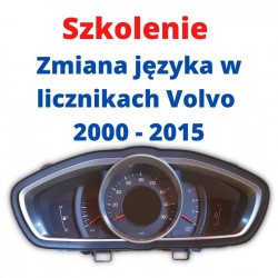 SZKOLENIE Z ZAKRESU ZMIANY JEZYKA W LICZNIKACH VOLVO 2000-2015