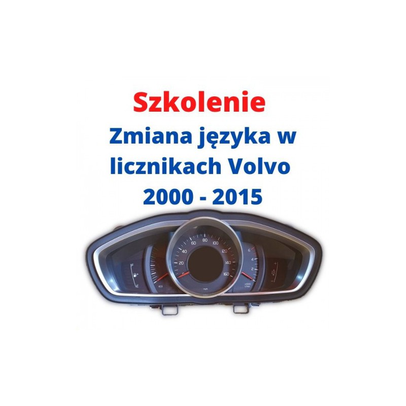 SZKOLENIE Z ZAKRESU ZMIANY JEZYKA W LICZNIKACH VOLVO 2000-2015