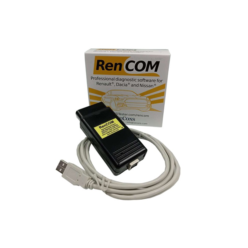 RenCOM - narzędzie diagnostyczne dla Renault/Nissan/Infiniti/Dacia