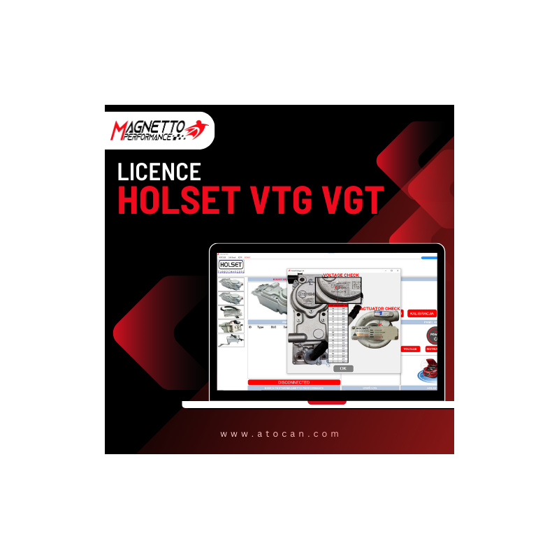 Licencja Magnetto Bench Tester HOLSET VTG VGT