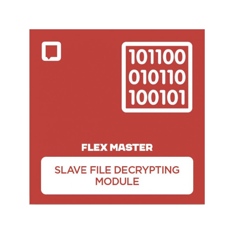 SLAVE file decrypting module for a MASTER account