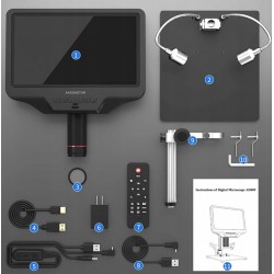 Andonstar AD409 digital microscope with display