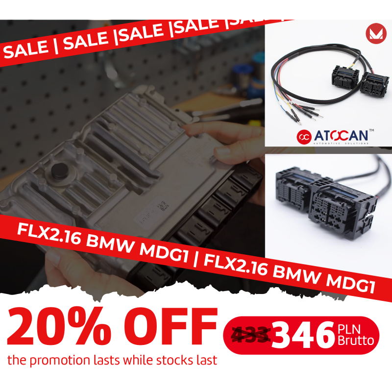 FLX2.16 ECU BMW MDG1 cable