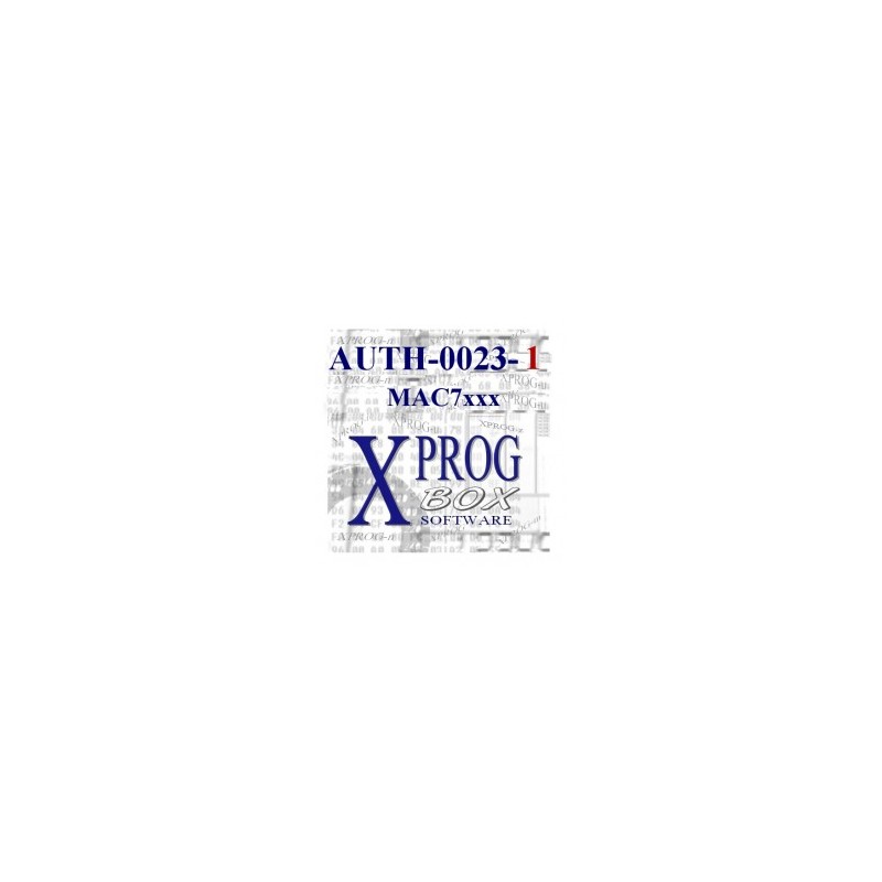 ELDB AUTORYZACJA XPROG AUTH-0023-1 MAC7xxx