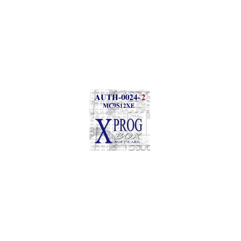 ELDB AUTORYZACJA XPROG AUTH-0024-2 MC9S12XE