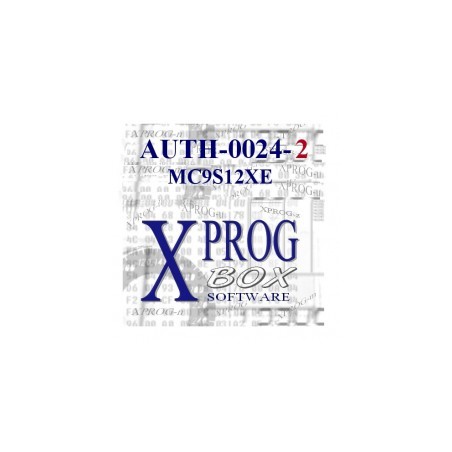 ELDB AUTORYZACJA XPROG AUTH-0024-2 MC9S12XE