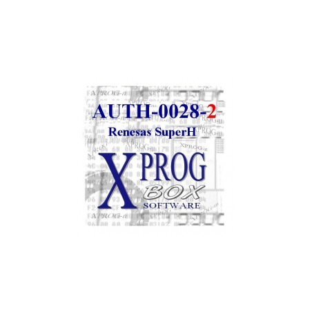 ELDB AUTORYZACJA XPROG AUTH-0028-2 Renesas SuperH